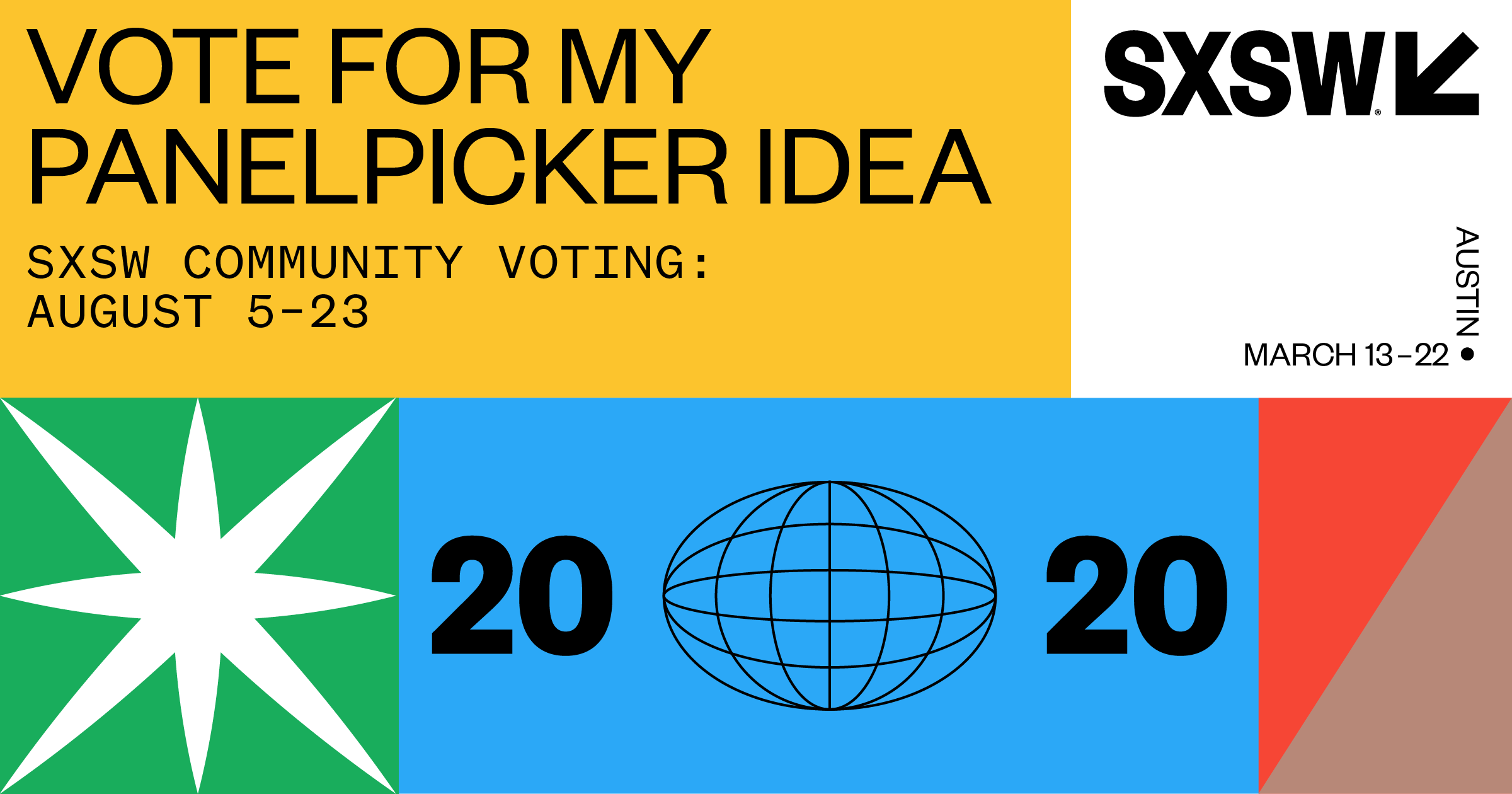 SXSW PanelPicker 2020 voting